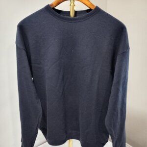 HANES FRESH IQ NAVY BLUE LONG SLEEVE SWEATSHIRT MENS SIZE L